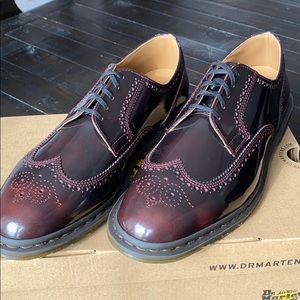 Dr Martens Kelvin II in Cherry Red Arcadia Leather